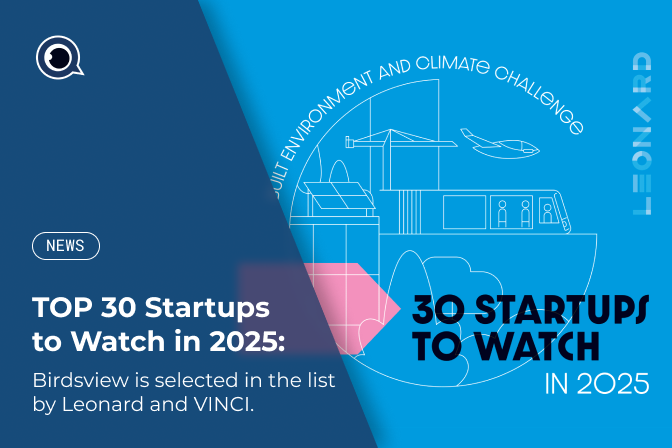 Vinci and Leonard included Birdsview in the list of TOP 30 startups to watch in 2025