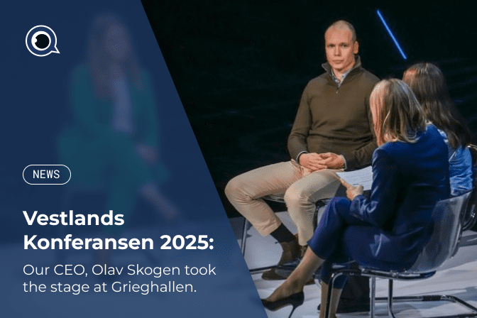 Olav Skogen gave a speech at vestlandskonferansen