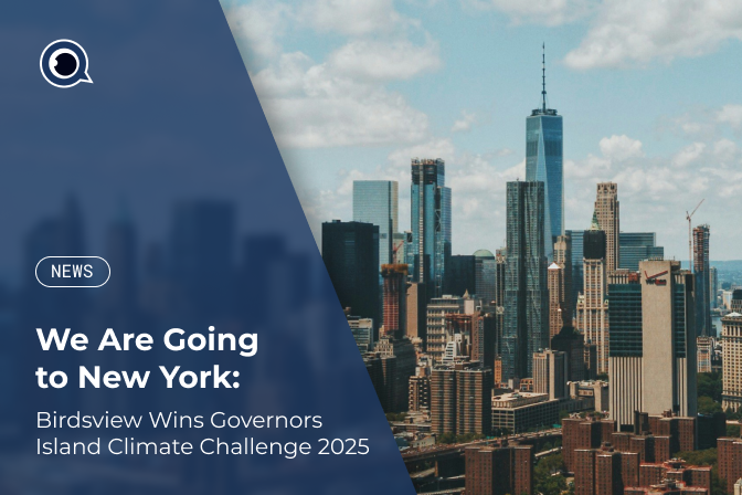 Birdsview wins Governors Island Climate Challenge 2025 and going to New York on behalf of New York Climate Exchange